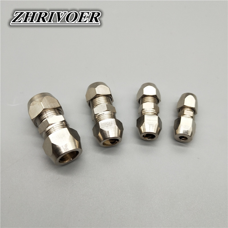 Nén Đầu Gia Cố Gắn Ống 4 6 8 1 - đánh giá và giá Compression Fitting Brass